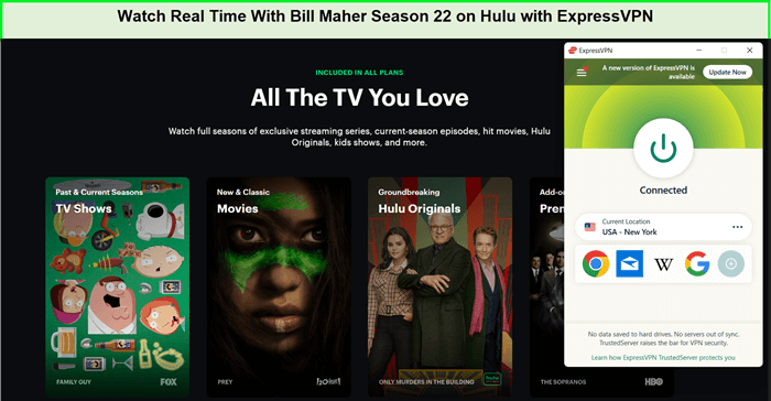 watch-real-time-with-bill-maher-season-22-on-hulu-in-South Korea-with-expressvpn