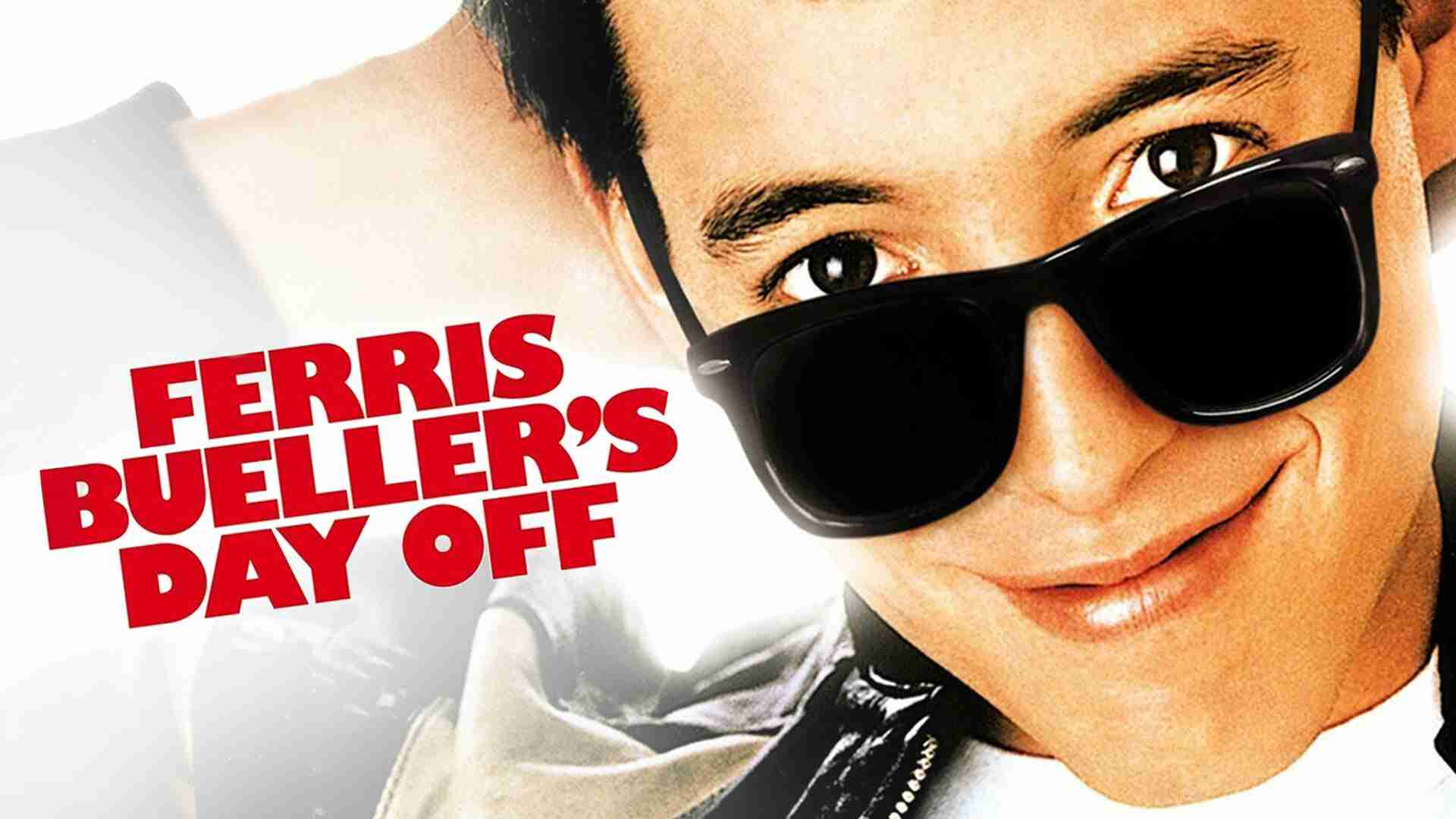  Ferris Buellers Day Off Ferris Buellers Day Off ist eine amerikanische Filmkomödie aus dem Jahr 1986, die von John Hughes geschrieben und inszeniert wurde. Der Film handelt von einem High-School-Schüler namens Ferris Bueller, der einen Tag lang die Schule schwänzt und stattdessen mit seinen Freunden einen aufregenden Tag in der Stadt verbringt. Der Film wurde zu einem Kultklass 