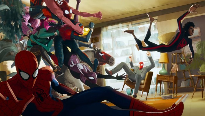  Spider-Man-Across-the-Spider-Verse Spider-Man-Across-the-Spider-Verse è un film d'animazione del 2022 diretto da Joaquim Dos Santos e Kemp Powers. È il sequel del film d'animazione Spider-Man - Un nuovo universo del 2018 e fa parte del franchise di Spider-Man della Sony Pictures Animation. Il film segue le avventure di Miles Morales, il giovane Spider-Man, mentre si trova a vi 