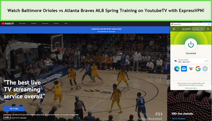 Watch-Baltimore-Orioles-vs-Atlanta-Braves-MLB-Spring-Training-in-South Korea-on-YoutubeTV-with-ExpressVPN