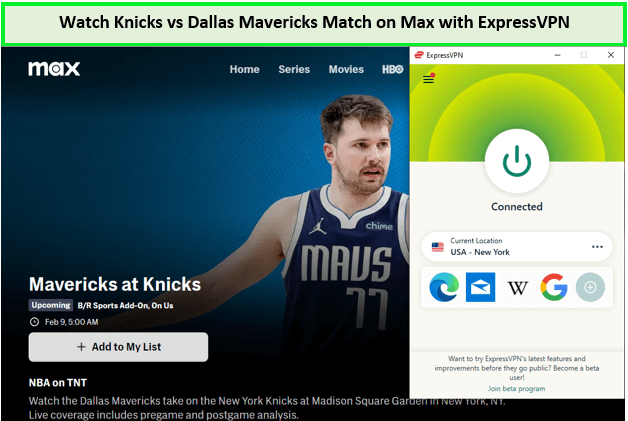 Watch-Knicks-vs-Dallas-Mavericks-Match-in-New Zealand-on-Max-with-ExpressVPN