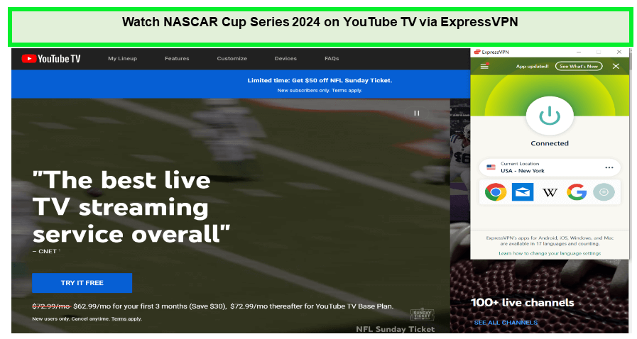 Watch-NASCAR-Cup-Series-2024-in-India-on-YouTube-TV-via-ExpressVPN