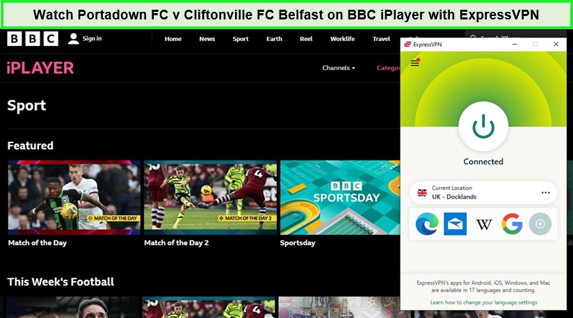 Watch-Portadown-FC-v-Cliftonville-FC-Belfast-on-BBC-iPlayer-with-ExpressVPN--