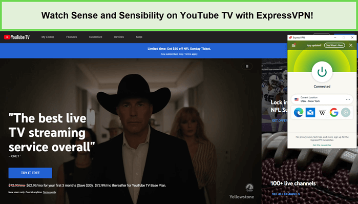 watch-sense-and-sensibility-in-India-on-youtube-tv-with-expressvpn