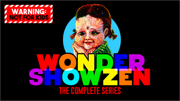  Wonder-Showzen est une émission de télévision américaine pour enfants qui a été diffusée de 2005 à 2006 sur la chaîne MTV2. Elle était présentée comme une parodie de l'émission éducative pour enfants Sesame Street, avec un ton satirique et provocateur. L'émission mélangeait des sketches, des animations et des interviews avec des enfants pour aborder des sujets controversés tels que la religion 