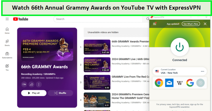 Watch-66th-Annual-Grammy-Awards-in-Australia-on- YoutubeTV