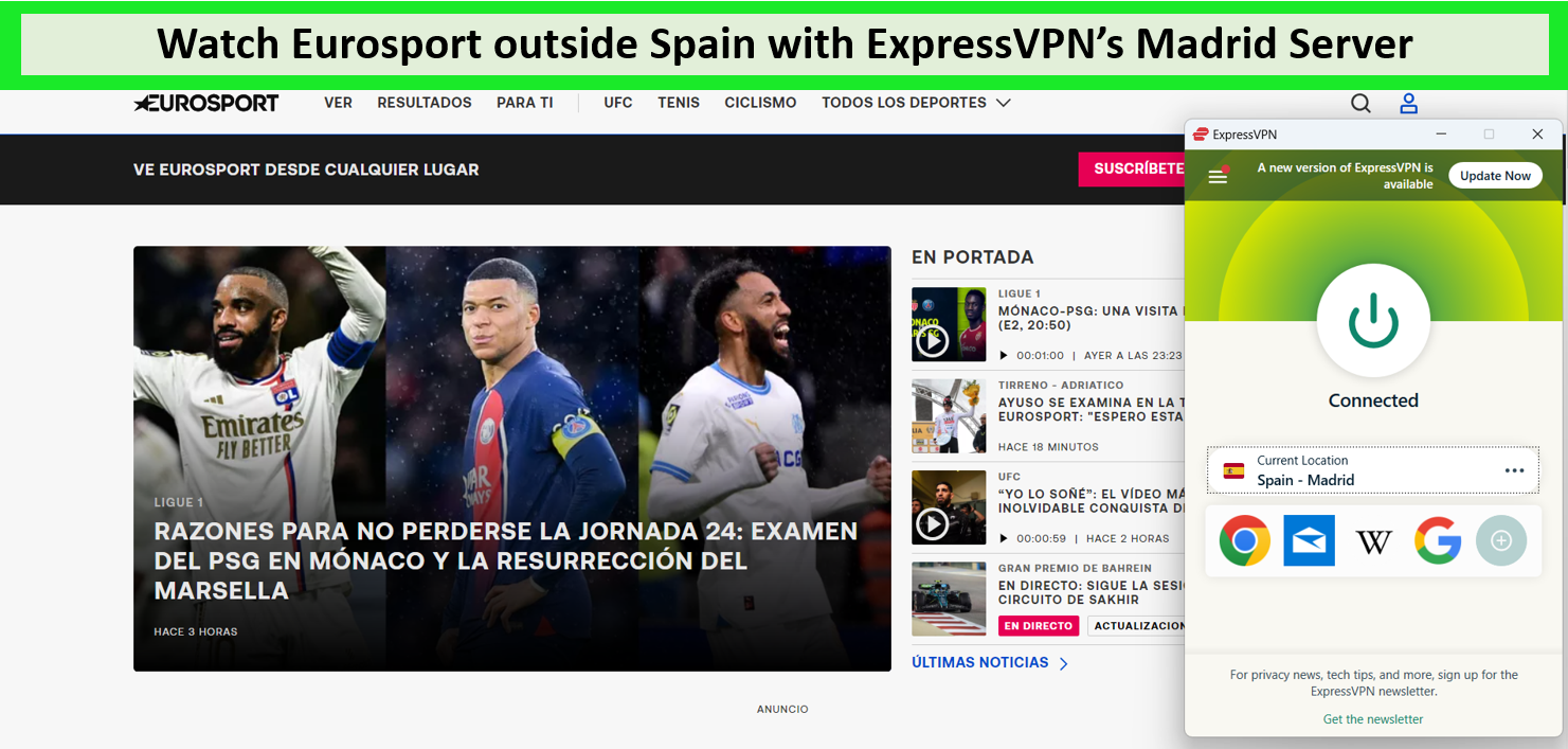 ExpressVPN-Unblocks-Eurosport-outside-Spain-to-watch-champions-league