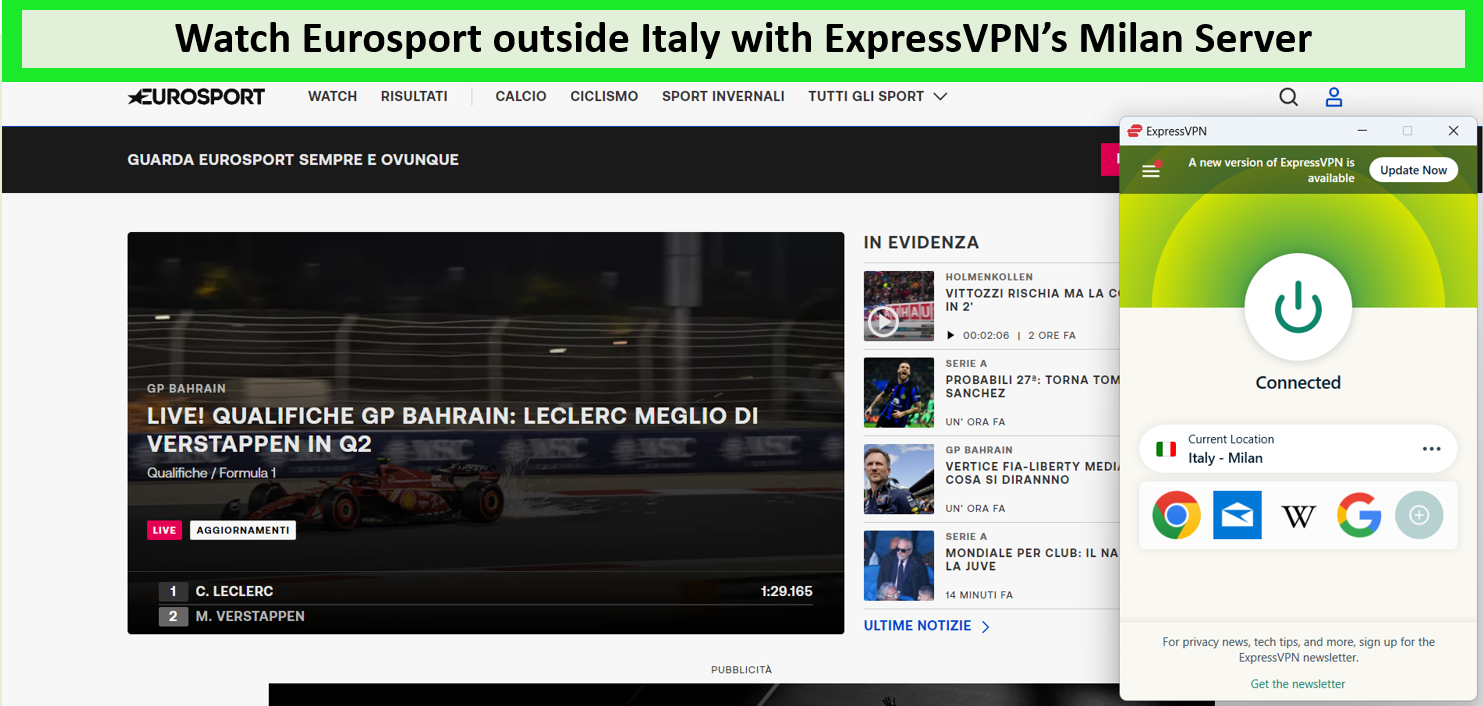 ExpressVPN-Unblocks-Eurosport-outside-Italy