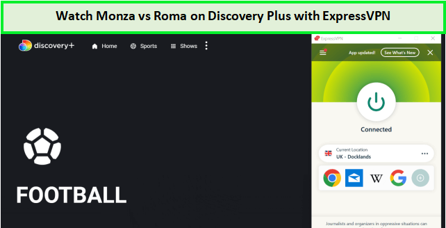 Watch-Monza-vs-Roma-in-Japan-on-Discovery- Plus-with-ExpressVPN