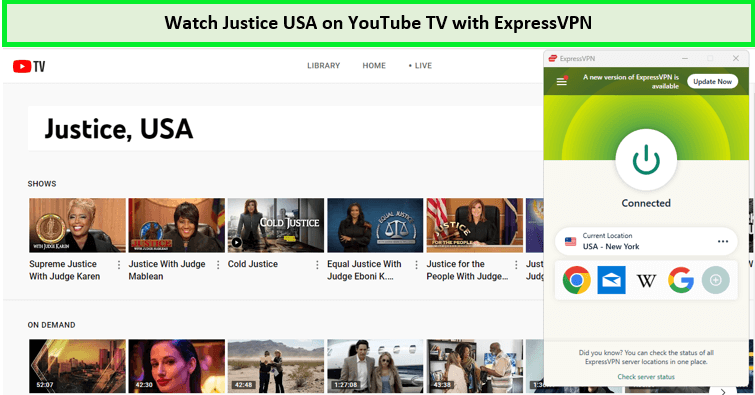 expressvpn-unblocked-justice-usa-on-youtube-tv-in-Spain
