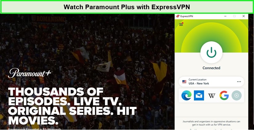  Regardez Paramount Plus en France avec ExpressVPN. 