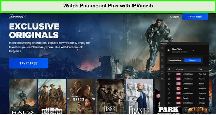  Regardez Paramount Plus avec IPVanish en France. 